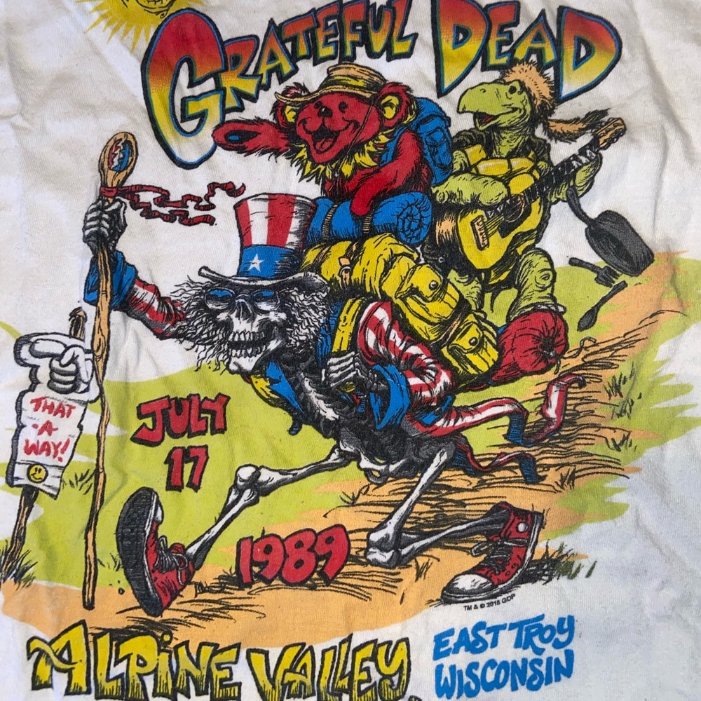 COPY - Y2K grateful dead graphic band tee •